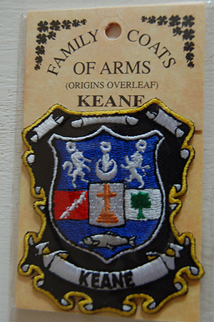 Keane Embroidered Patch - Coat of Arms