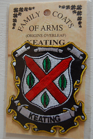 Keating Embroidered Patch - Coat of Arms