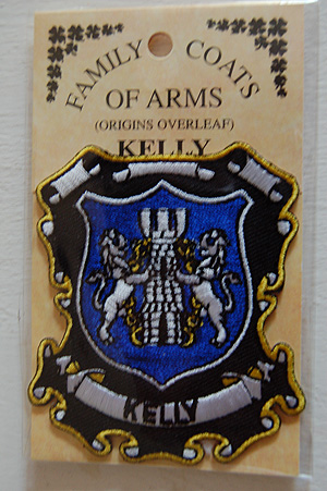 Kelly Embroidered Patch - Coat of Arms