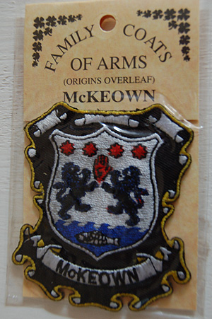 McKeown Embroidered Patch - Coat of Arms