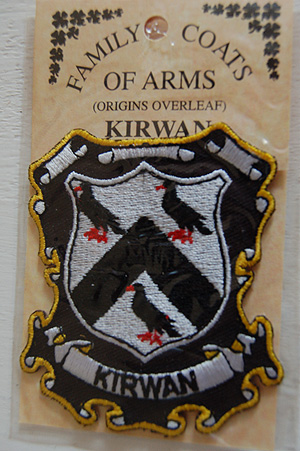 Kirwan Embroidered Patch - Coat of Arms