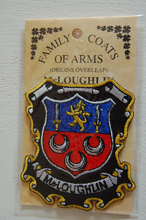 McLoughlin Embroidered Patch - Coat of Arms