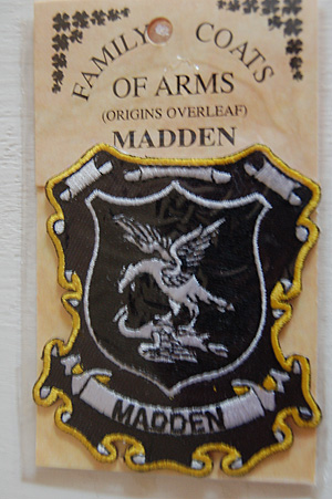 Madden Embroidered Patch - Coat of Arms