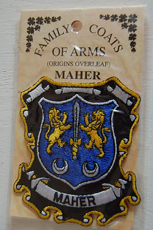 Maher Embroidered Patch - Coat of Arms