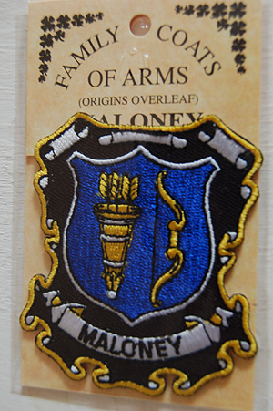 Maloney Embroidered Patch - Coat of Arms