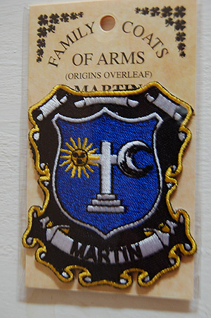 Martin Embroidered Patch - Coat of Arms