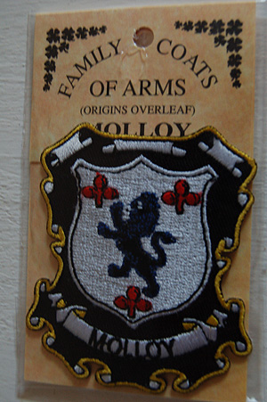 Molloy Embroidered Patch - Coat of Arms