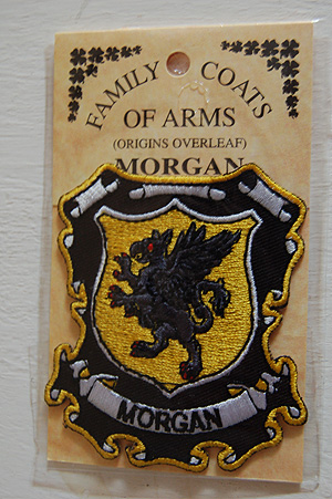 Morgan Embroidered Patch - Coat of Arms