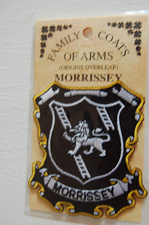 Morrissey Embroidered Patch - Coat of Arms