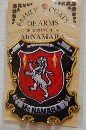 McNamara Embroidered Patch - Coat of Arms