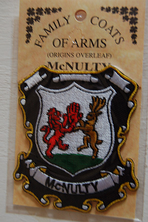 McNulty Embroidered Patch - Coat of Arms