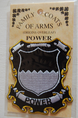 Power Embroidered Patch - Coat of Arms