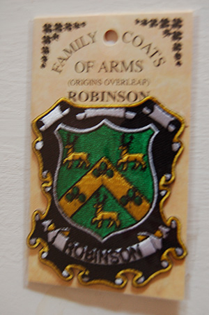 Robinson Embroidered Patch - Coat of Arms