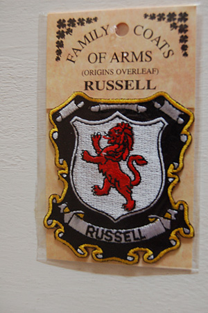 Russell Embroidered Patch - Coat of Arms