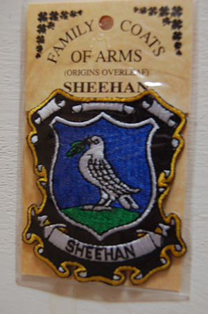 Sheehan Embroidered Patch - Coat of Arms