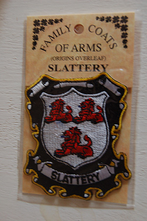 Slattery Embroidered Patch - Coat of Arms