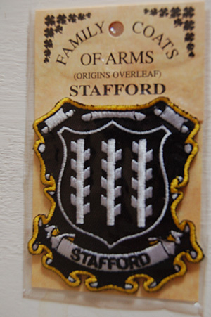 Stafford Embroidered Patch - Coat of Arms