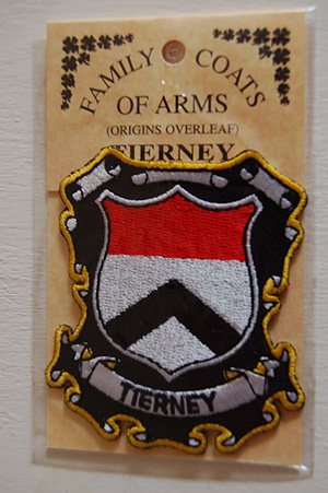 Tierney Embroidered Patch - Coat of Arms