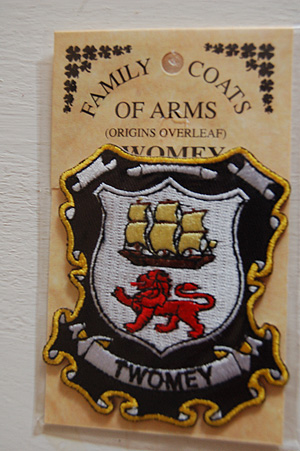 Twomey Embroidered Patch - Coat of Arms