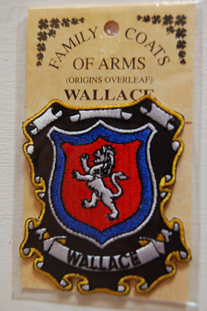 Wallace Embroidered Patch - Coat of Arms