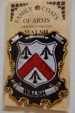 Walsh Embroidered Patch - Coat of Arms