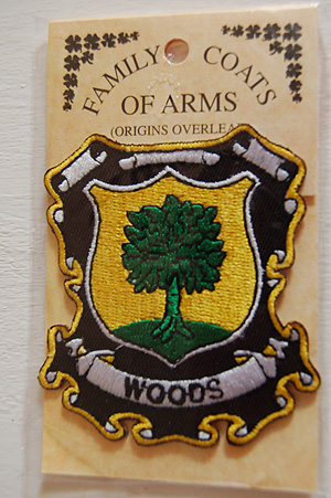 Woods Embroidered Patch - Coat of Arms