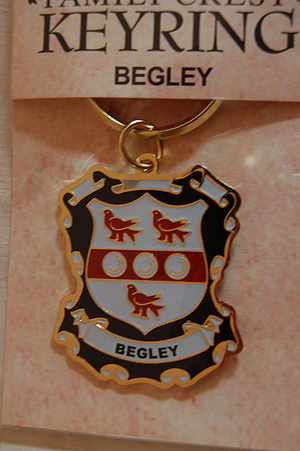 Begley Keyring Keychain - Coat of Arms