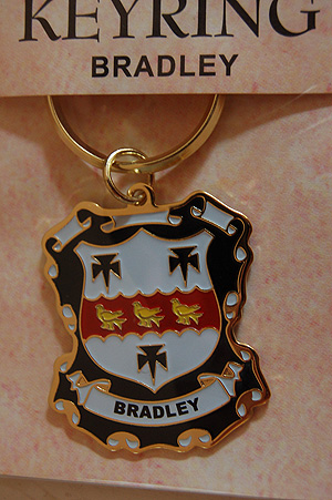 Bradley Keyring Keychain - Coat of Arms