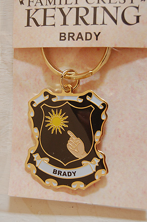 Brady Keyring Keychain - Coat of Arms