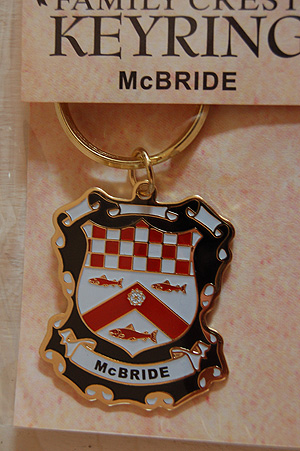 McBride Keyring Keychain - Coat of Arms