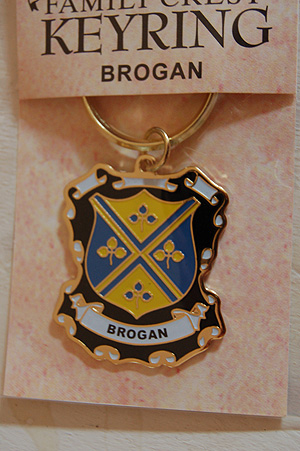 Brogan Keyring Keychain - Coat of Arms