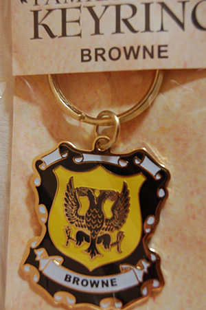 Browne Keyring Keychain - Coat of Arms