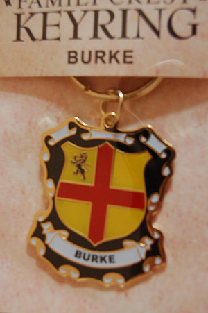 Burke Keyring Keychain - Coat of Arms