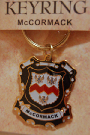 McCormack Keyring Keychain - Coat of Arms