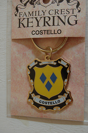 Costello Keyring Keychain - Coat of Arms