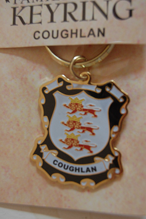 Coughlan Keyring Keychain - Coat of Arms