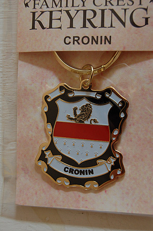 Cronin Keyring Keychain - Coat of Arms