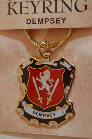 Dempsey Keyring Keychain - Coat of Arms