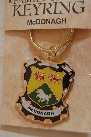 McDonagh Keyring Keychain - Coat of Arms