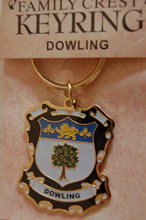 Dowling Keyring Keychain - Coat of Arms