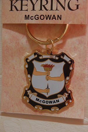 McGowan Keyring Keychain - Coat of Arms