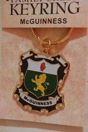 McGuinness Keyring Keychain - Coat of Arms