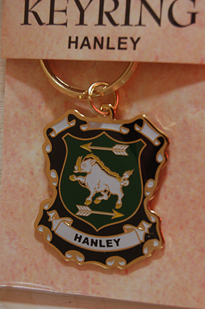 Hanley Keyring Keychain - Coat of Arms