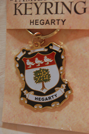 Hegarty Keyring Keychain - Coat of Arms