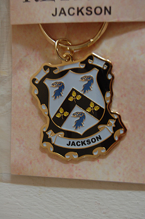 Jackson Keyring Keychain - Coat of Arms