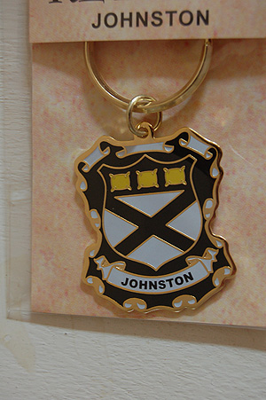 Johnston Keyring Keychain - Coat of Arms