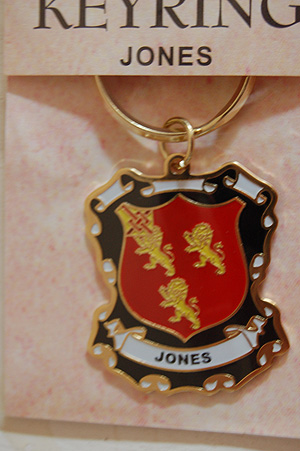 Jones Keyring Keychain - Coat of Arms