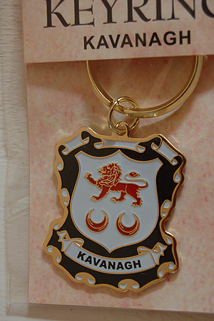 Kavanagh Keyring Keychain - Coat of Arms