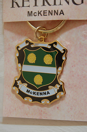 McKenna Keyring Keychain - Coat of Arms