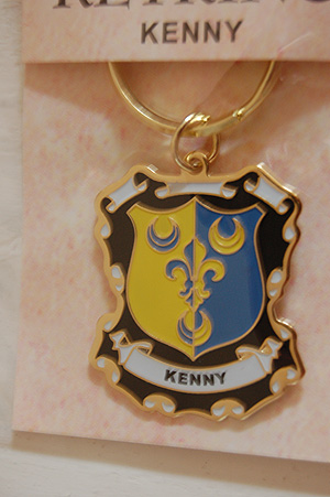 Kenny Keyring Keychain - Coat of Arms